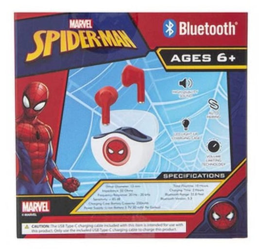 Auriculares Bluetooth Spider-Man para niños