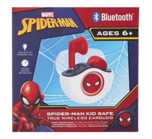 Auriculares Bluetooth Spider-Man para niños